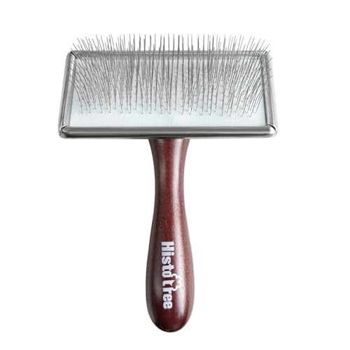 HAND U JOURNEY Blending Board Brush Tool – Fiber Blending Cleaning Brush for Wool, Alpaca & Art Yarn, Ergonomic Wooden Handle, Ideal Accessory for Wool Blending Boards