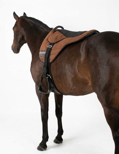 Horse Western Lightweight Neoprene Padded Bareback Saddle Pad 39186 - color: Brown, size: Pad: 24" L x 36" W
