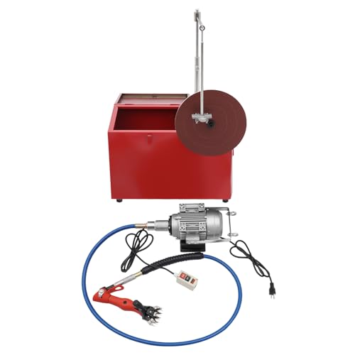 Electric Sheep Shears and Sharpener, 550W 360° Rotate Heavy Duty Sheep Goats Clipper Machine Electric Sheep Clipper Wool Shear Shearing Machine Professional Knife Sharpener Blade Grinding Machine - style: 550W Shear & Sharpener