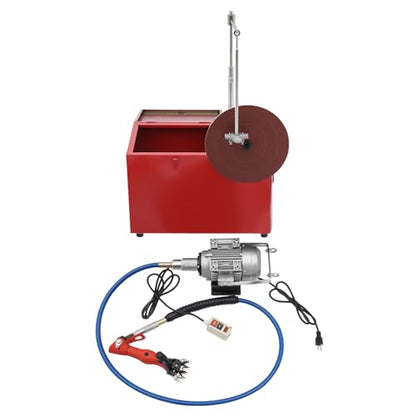 Electric Sheep Shears and Sharpener, 550W 360° Rotate Heavy Duty Sheep Goats Clipper Machine Electric Sheep Clipper Wool Shear Shearing Machine Professional Knife Sharpener Blade Grinding Machine - style: 550W Shear & Sharpener