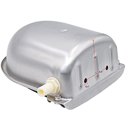 Automatic Water Dispenser for Dogs,Automatic Chicken Waterer,Outdoor Dog Water Feeder,304 Stainless Steel Water Bowl with Plastic Float Valve