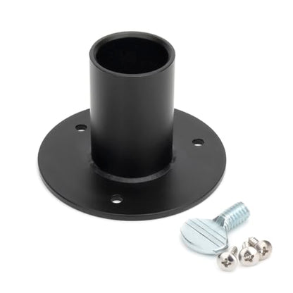1202 Bird Feeder Pole Mount Flange for Birds Choice 1 in Poles | Bird Feeder 1202 Pole Mounting Flange, Black