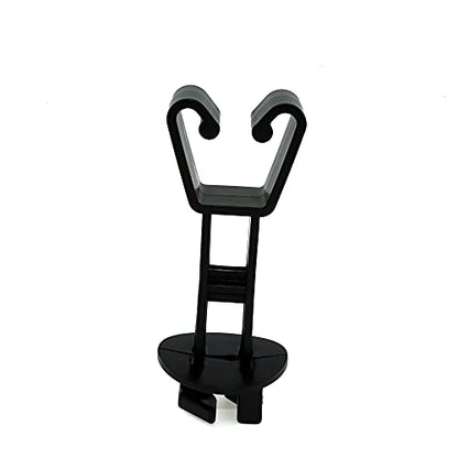 50 Pcs Insulators for Electric Fence Wire, U Post Extended, Black