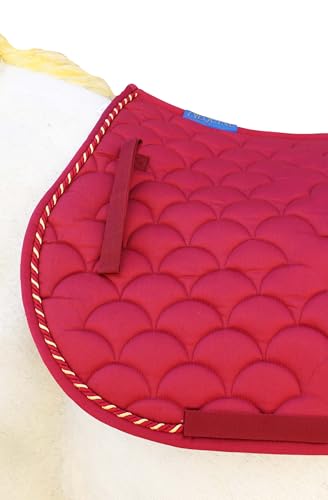 Horse Saddle Pad English Quilted Contoured All-Purpose Trail 72TS02