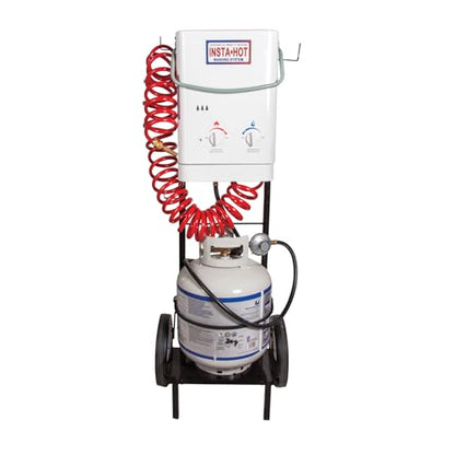 Original Portable Equine Washing System | Ultimate Comfort with Instant Warm Water | Comfortable, Stress-Free Horse - style: Insta-Hot with Cart