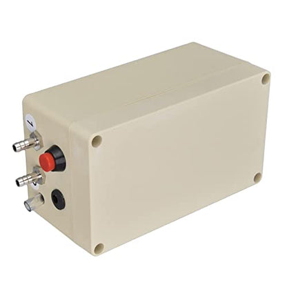 Diydeg Milking Vacuum Pump, 48W 12V Portable Large Suction Pulsation Electric Milking Machine Accessory, Automatic Livestock Goat Milker Plastic Stable Milking Equipment for Sheep Cow