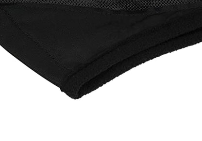 ECP Equine Comfort Products Horse Fly Mask with Ears, UV Protection, Bug Shield, Adjustable Strap, Breathable Micro Mesh, Reinforced Eye Darts, Lightweight Fit, Black - color: Black