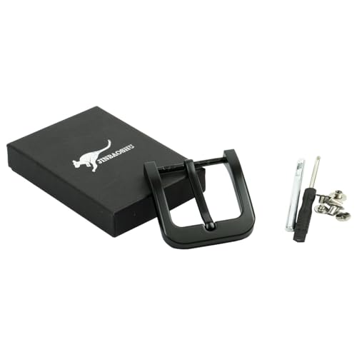 1.5"(38mm-40mm) Belt Buckle Men Replacement Buckle Heavy Duty - color: Black