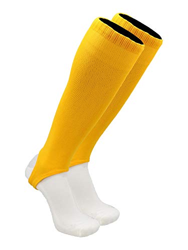 TCK 4 Inch Solid Baseball Softball Stirrups - Adult & Youth - color: Gold, size: Medium