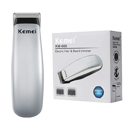 KEMEI Mini Clippers Trimmer Groomer Cordless Self-Haircut Kit Styling Shears with Stainless Steel | Cordless Self-Haircut Kit, Beard Trimmer Barber Clipper, KM-666