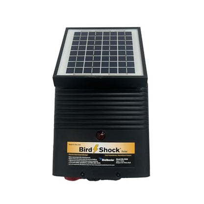 Bird Barrier Solar Charger – 12V Solar Power Bank with Bottom Connectors – Powers 500ft Track – User-Friendly On Off Switch – Ideal Solar Battery Charger for Smaller Projects - size: 500 ft. Solar