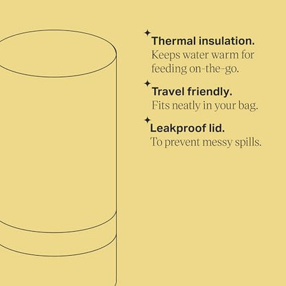 Tommee Tippee Travel Bottle & Food Warmer, Portable, Thermal Flask