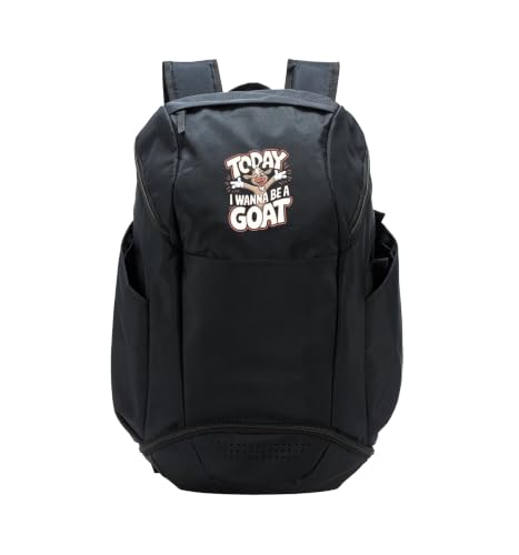 Today I Wanna Be a Goat Funny Cartoon Humor Farm Animal Sport Backpack