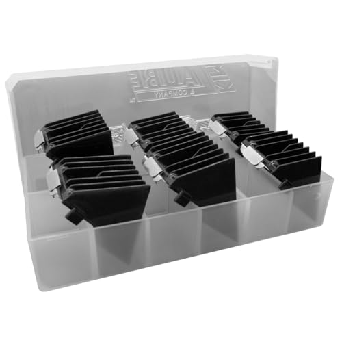 Laube Big K Style Blade Combs - Black (Set of 6)