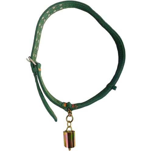 Nylon Livestock Collar Adjustable Cattle Collar with Cow Bell for Cattle Sheep Goat Thick Canvas Neck Strap Farm Ranch Animal Accessories (51inch) - color: 51inch
