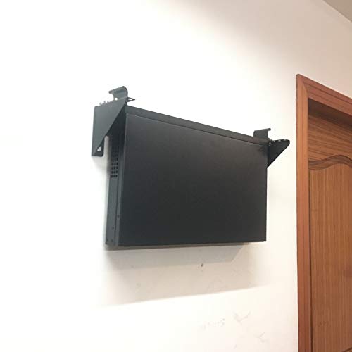 2U Steel Vertical Wall Mountable Server Rack Mount Bracket
