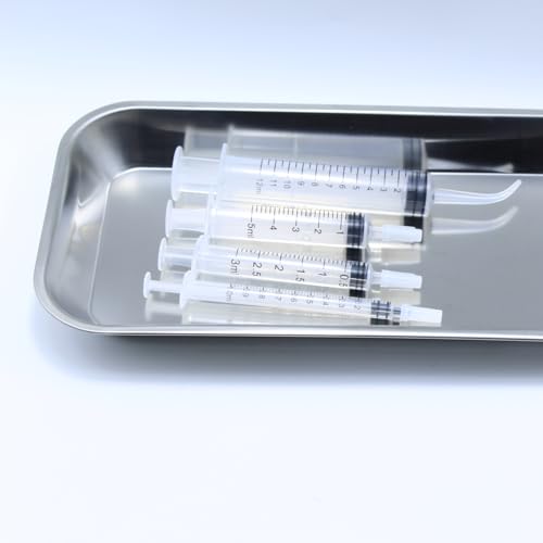 Wisdom Teeth Syringe Set, 20 Pack Oral Syringes, 12ml Dental Syringe with Curved Tip, 5ml Irrigation Syringe with Cap, Colostrum Collector Syringes, Plastic Syringe for Liquid