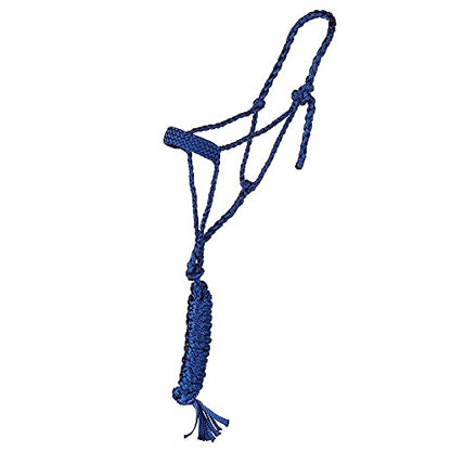 Tough 1 Premium Mule Tape Halter w.Lead - color: Royal