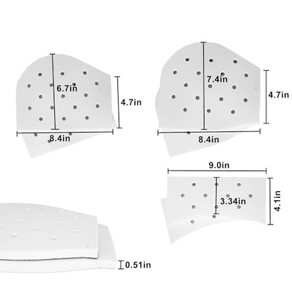 6-Pack Shock Absorbing Saddle Pad Shims for Horseback Riding Equestrian Performance Cushioning Support and Saddle Fit Comfort Adjustment,EVA Half Pad Shims for Wool Blend Felt Saddle Pad