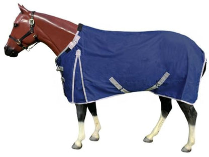 1200D High Gusset Waterproof Rain Sheet with Adjustable Neck - color: Navy, size: 69