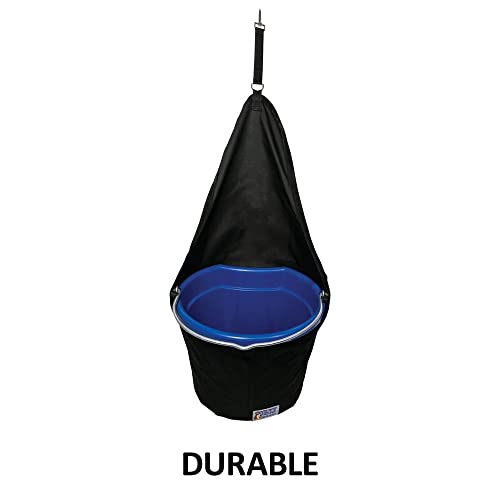 Dura-Tech Scratchless Trailer Bucket Bag | Easily Hang Buckets Easy Application | Durable 1200D Material | Versatile Use | Color Black