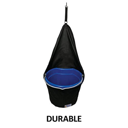 Dura-Tech Scratchless Trailer Bucket Bag | Easily Hang Buckets Easy Application | Durable 1200D Material | Versatile Use | Color Black
