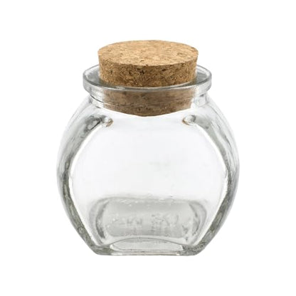 Party Spin Cookie Jar Glass Favor Bottle with Cork, 2-1/2-inch, 1-count - style: Cookie Jar