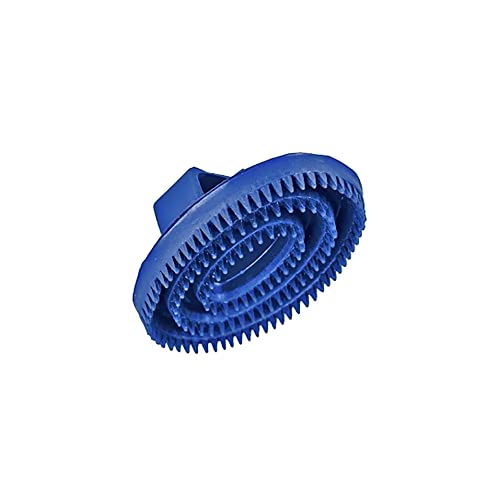 New The Epic Animal Curry Comb Large Soft Rubber Blue