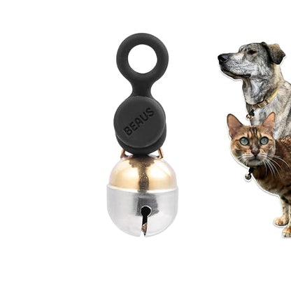 Beau's Bells V2 | Cat & Dog Collar Bells with New Quick Loop Easy Release Clip | Handmade Copper | Track Your Pet | Protect Wildlife - size: Small