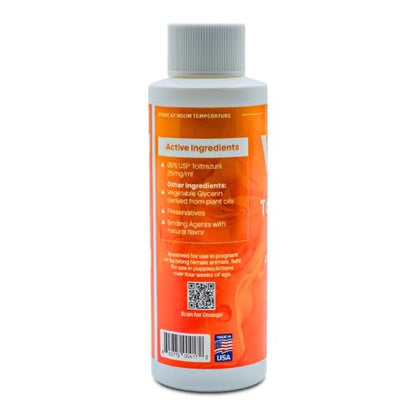 Toltrazuril 2.5% for Horses, Dogs, Cats, 120mL/4 Ounce, for Non-Food Chain Animals - size: 2.5% Strength | 120mL/4 Ounces