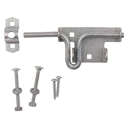 National Hardware N262-147 V1134 Sliding Bolt Door and Gate Latch in Galvanized,0