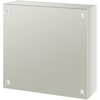 VEVOR NEMA Steel Enclosure, 24 x 24 x 8'' NEMA 4X Steel Electrical Box, IP66 Waterproof & Dustproof, Outdoor/Indoor Electrical Junction Box, with Mounting Plate - size: 24 x 24 x 8