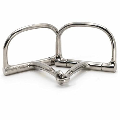 Jeffers Equine Horse Bits, Durable Training Horse Tack, Western Riding Equipment, Equestrian Accessories - style: Deluxe Dee Bit