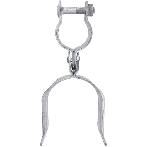 Heavy Duty Fork Latch (Bolt in) 1-5/8" x 2-7/8" Galvanized Pressed Steel - color: GALVANIZED, size: 1-5/8" x 2-7/8"