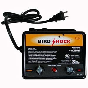 Bird Barrier Plug-in Charger – 110V Power Charger for Bird Shock Flex-Track – Powers Up to 1000ft of Track –Low-Impedance Electric Charger – Weatherproof Charger for Outdoor Mounting - size: 1000 ft. Plug In