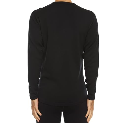 Merino Wool Hoodie - Expedition Heavyweight - Fleece Brushed Sweatshirt - color: Black, size: Medium