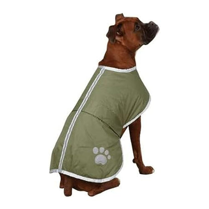 Zack & Zoey Polyester Nor'easter Dog Blanket Coat, Small, Chive - color: Chive, size: Small