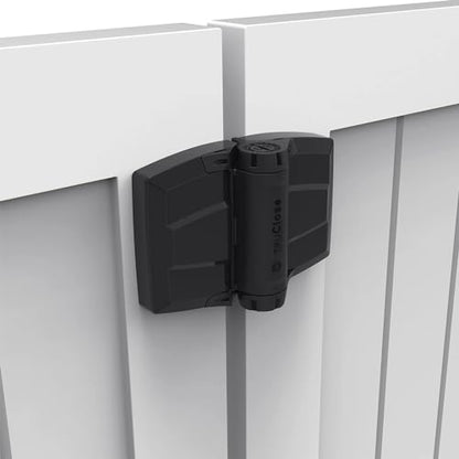 D&D TCHDMA1S3BT TruClose Mult-Adjust Heavy Duty Gate Hinge, Black, 2 pcs - color: Series 3 Black