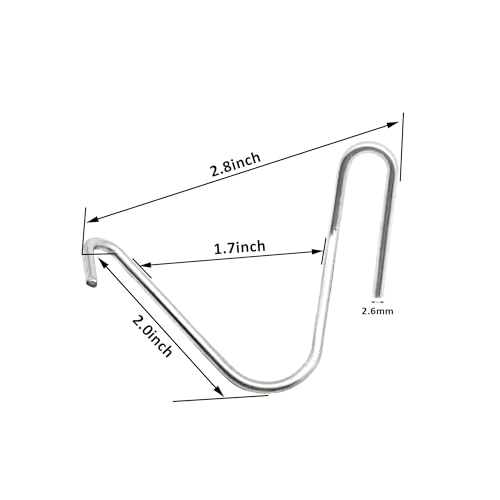 T-Post Clips Galvanized Steel Fence Clips 150 PCS 10 Gauge Convenient and Fast Installation Pre-Cut Fence Ties for T-Posts/U-Posts
