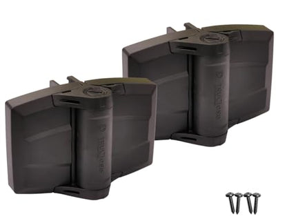 D&D TCHDMA1S3BT TruClose Mult-Adjust Heavy Duty Gate Hinge, Black, 2 pcs - color: Series 3 Black