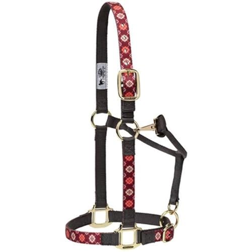 Weaver Leather Adjustable Patterned Nylon Horse Halter, Trekking West, Large
