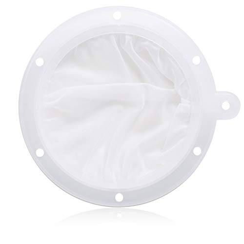 Toncoo 5.5-Inch Premium Food Filter Strainer, 200 Mesh Food Grade Filter Mesh, Tritan BPA Free Strainer Compatible with 5 Inch Kitchen Funnels, Ideal for Filtering Coffee, Juice, Oils, Wine, Soy Milk