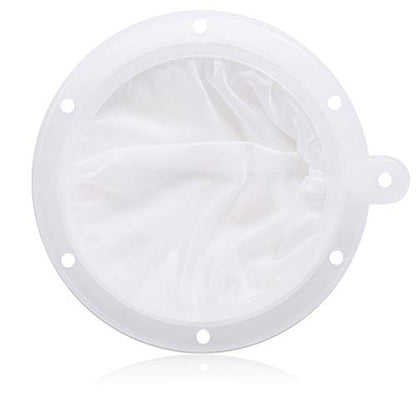 Toncoo 5.5-Inch Premium Food Filter Strainer, 200 Mesh Food Grade Filter Mesh, Tritan BPA Free Strainer Compatible with 5 Inch Kitchen Funnels, Ideal for Filtering Coffee, Juice, Oils, Wine, Soy Milk