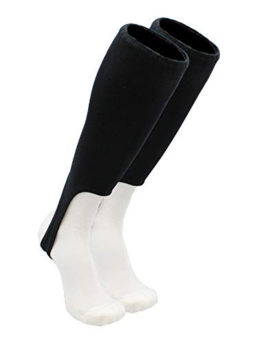 TCK Solid Color 7 Inch Baseball Softball Stirrups - color: Black, size: Small