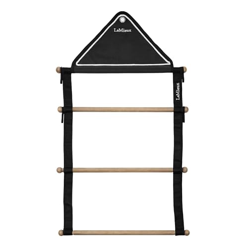LeMieux Show Blanket Hanging Rack - Create Your Show Stable Set Up - Black - color: Black