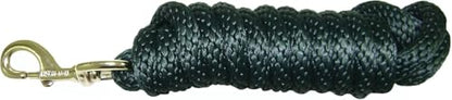 Hamilton 5/8" x 10' Poly Horse Lead Rope with Bolt Snap, Dark Green - color: Dark Green