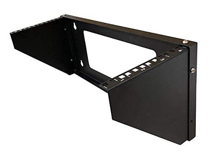 Kenuco 19 Inch Steel Vertical Rack and Wall Mountable Server Rack Mount (Black-5U) - color: Black-5U