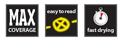 Rust-Oleum Inverted Marking Spray, Solvent-Based, High Visibility Yellow - color: High Visibility Yellow, size: 17 Ounce (Pack of 12)