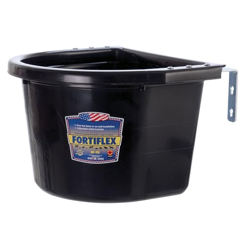 Fortiflex Over The Fence Feeder Black 20Qt