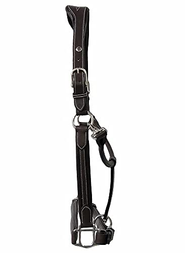 Henri de Rivel Stress Free Halter with Fancy Contrast Stitching - Havana - Pony - color: Havana, size: Pony